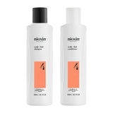 Nioxin System 4 Shampoo & Conditioner Duo – Cleanse and Condition for Colour-Treated Hair