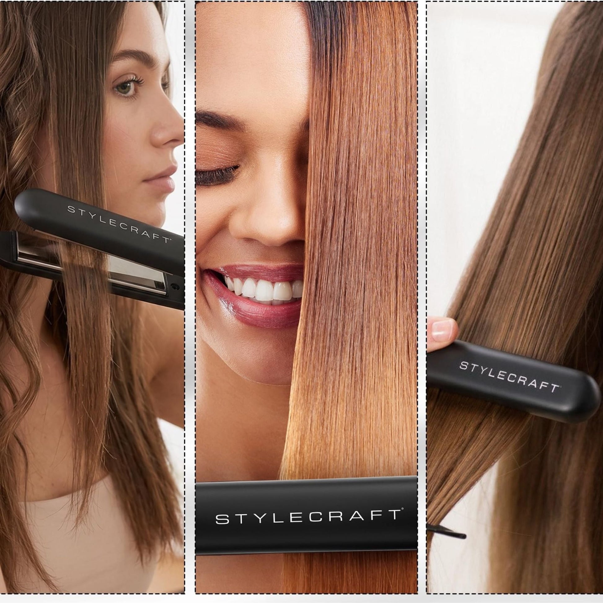StyleCraft Stay-Temp Titanium Professional Flat Iron 1" – Professional
