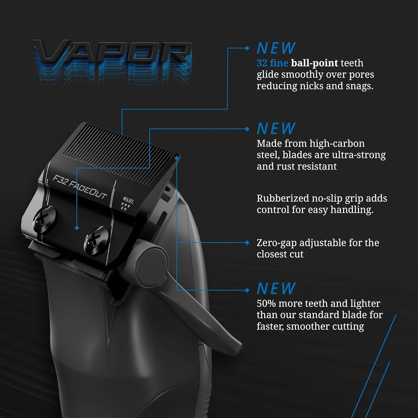 Wahl Vapor Cord/Cordless Clipper #56452 — product image 8