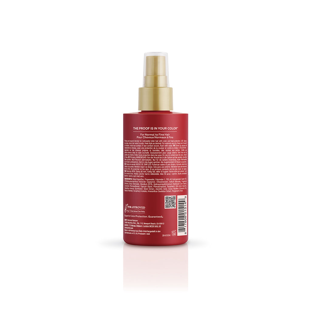 Colorproof Volume Blow Dry Spray 200 ml – back label