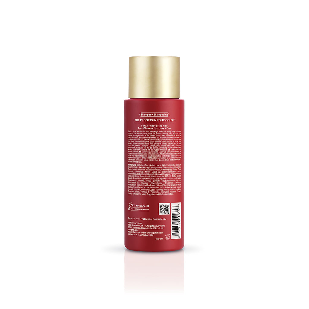 Colorproof Volume Shampoo 250 ml back label