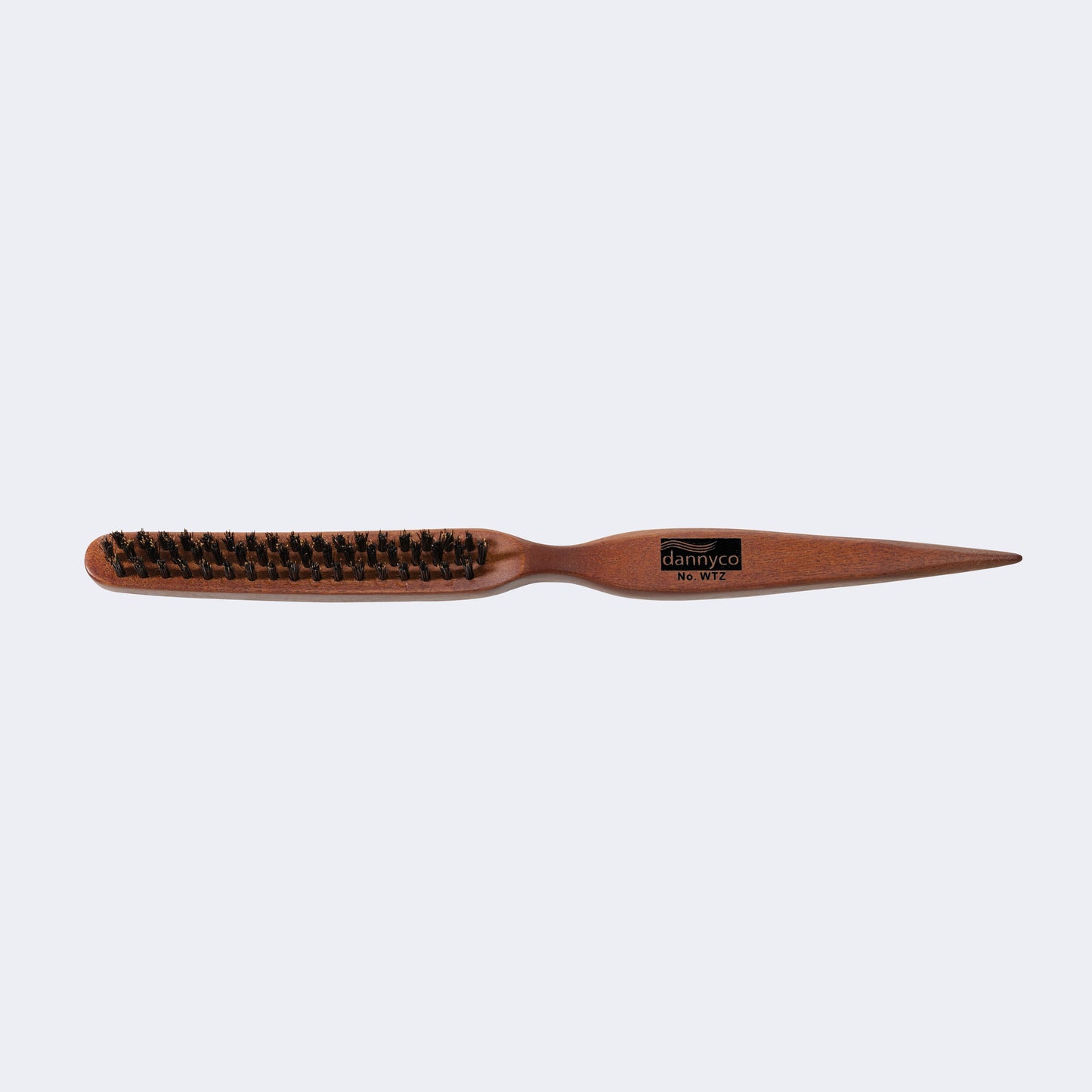 Dannyco Maple-Wood Teasing Brush – Boar & Nylon Bristles / Brosse à crêper Dannyco en érable – soies de sanglier et nylon