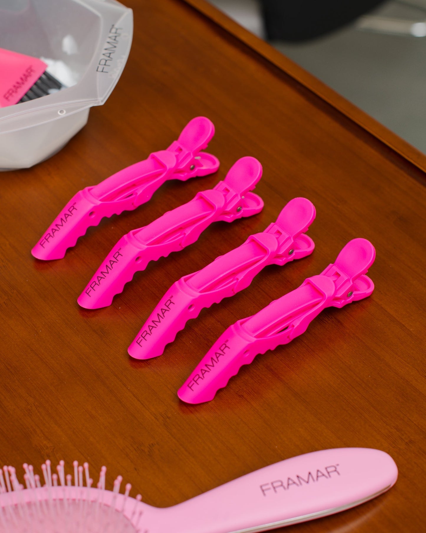 Framar Gator Grip Clips - Pink