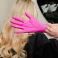 Framar Pink Paws Nitrile Gloves – Small, 100 Count