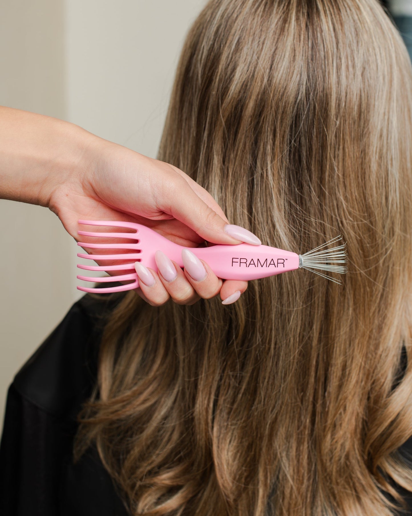 Framar Brush Cleaner - Pink