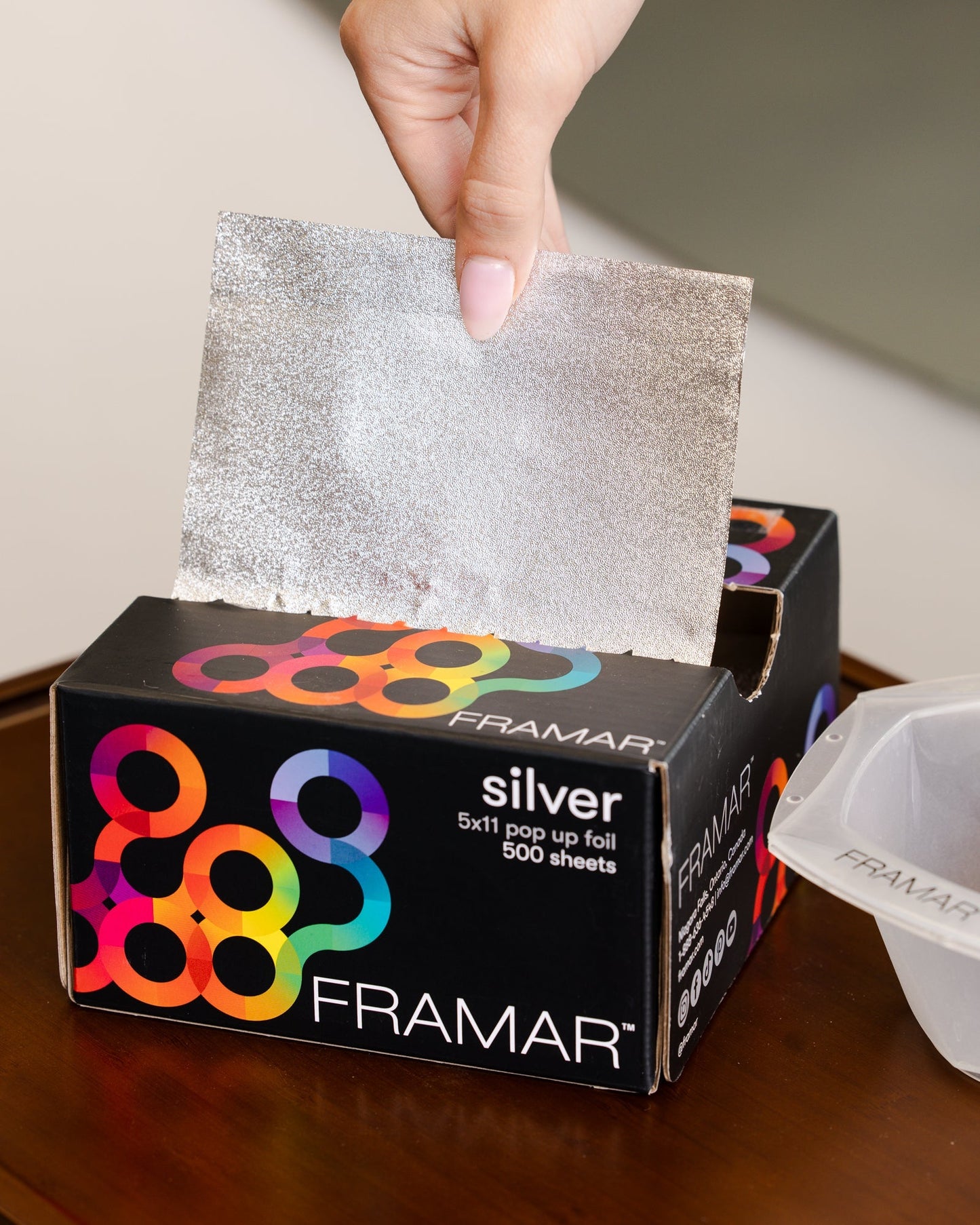 Framar Star Struck Silver Embossed Pop-Up Foil – 5 x 11 in, 500 Sheets