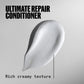 Wella Professionals Ultimate Repair — Drop of Ultimate Repair Conditioner. Text reads rich, creamy texture.