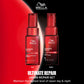 Wella Professionals Ultimate Repair — Packshot of Wella Ultimate Repair Miracle Hair Rescue Serum and Night Serum. Text reads Ultimate Repair 24 hrs repair set maintain the highest levels of repair day and night.