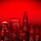 Wella Professionals Ultimate Repair — Image of Wella Ultimate Repair regimen over a red background