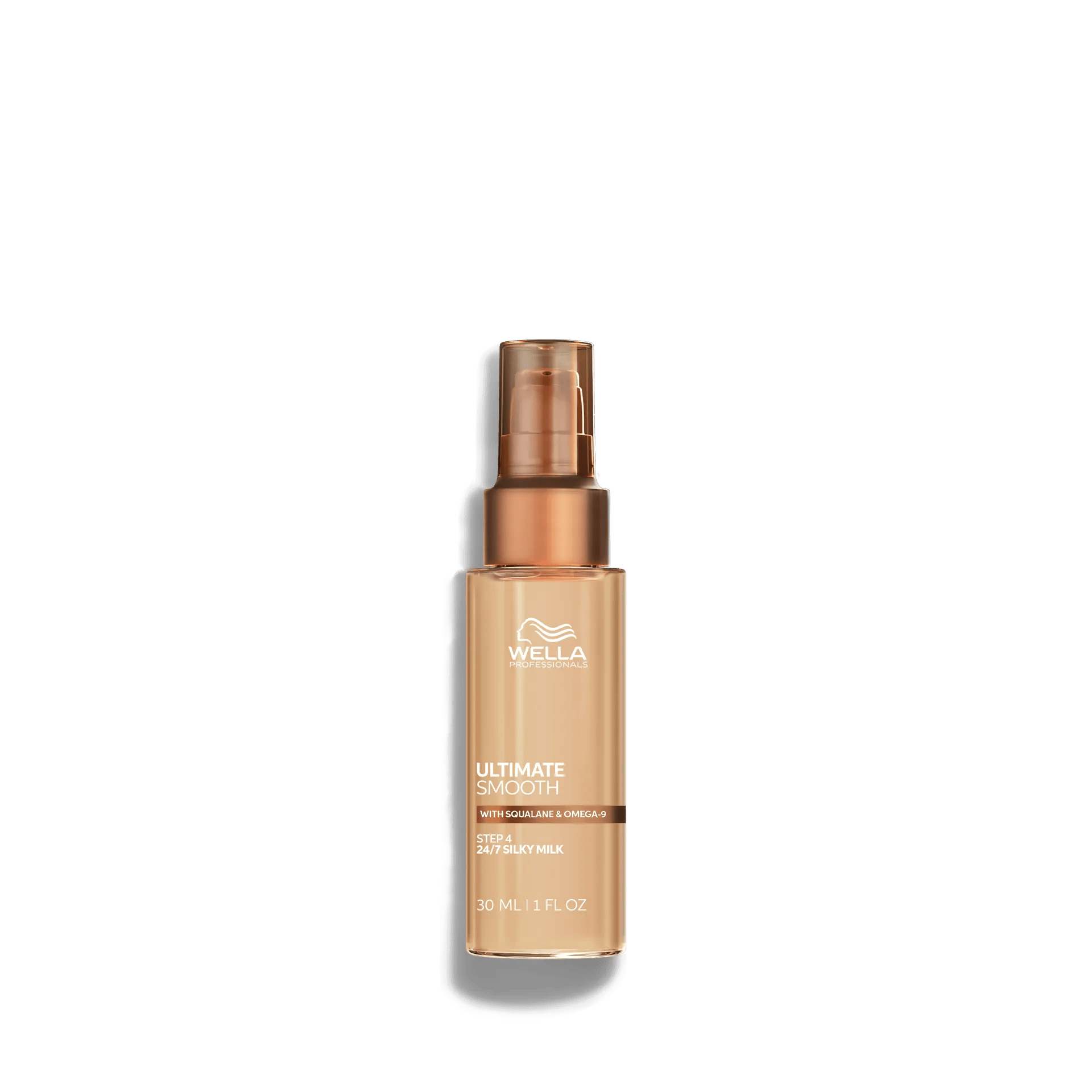 Wella Professionals Ultimate Smooth 24/7 Silky Milk — 30 ml travel pump bottle