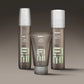 Wella Professionals Eimi — Image of Wella EIMI Ocean Spritz salt spray, Rugged Texture matte paste, and Pearl Styler styling gel.