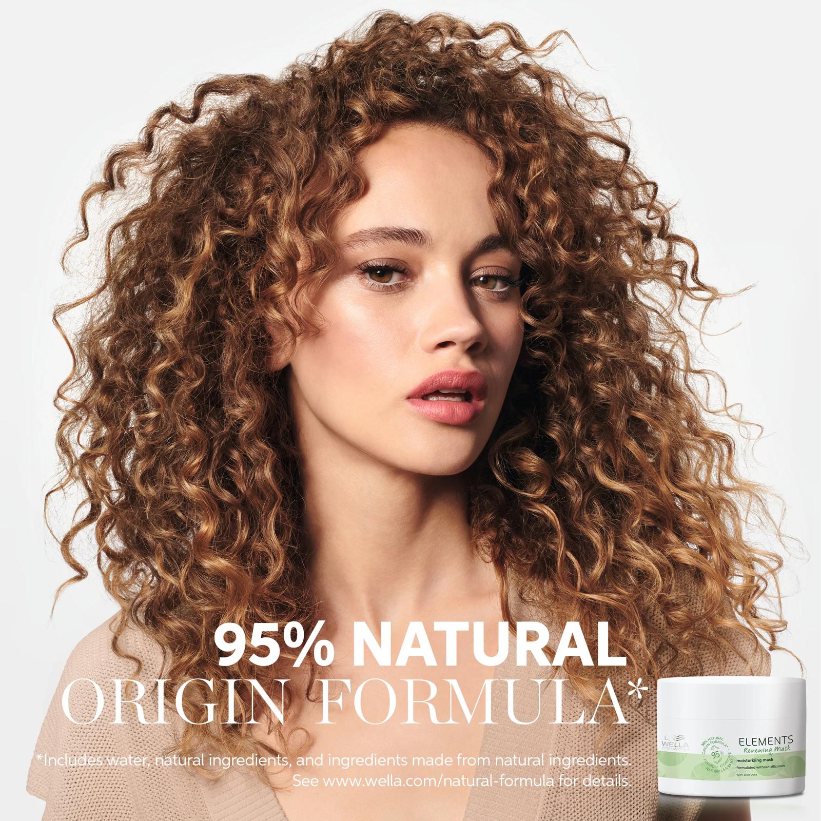 Wella Elements Renewing Mask key benefits: moisturizing, smoothness, shine and detangling
