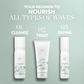 Wella Professionals NutriCurls — Wella NutriCurls wave regimen: Cleanse, Treat, Define.