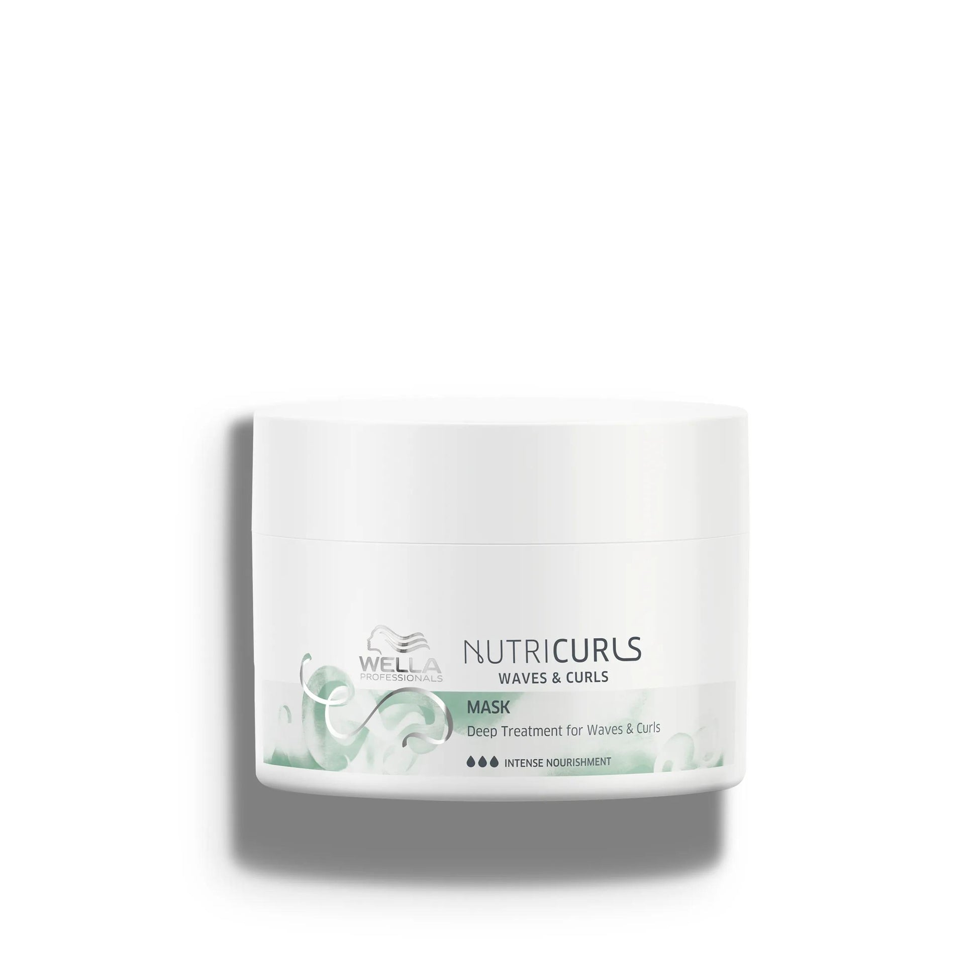 Wella Professionals NutriCurls — White jar of Wella Professionals NutriCurls Waves & Curls Mask.