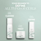 Wella Professionals NutriCurls — Wella NutriCurls wave regimen: Cleanse, Treat, Define.