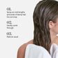 How to use Wella NutriCurls Milky Waves Nourishing Spray: spray on mid-lengths and ends of damp hair, comb through, style as usual