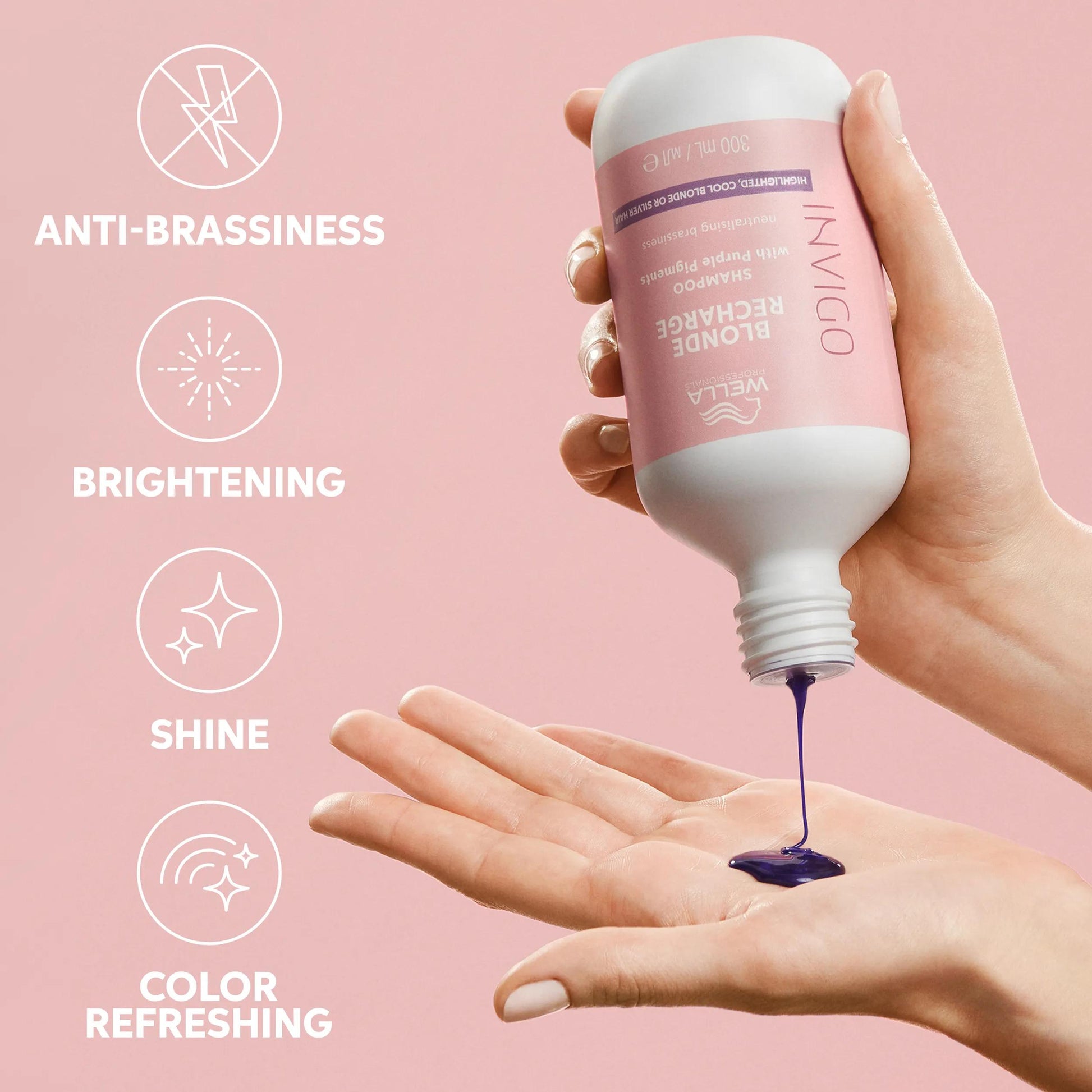 Wella Professionals Invigo Blonde Recharge — Cool Blonde Shampoo, product detail