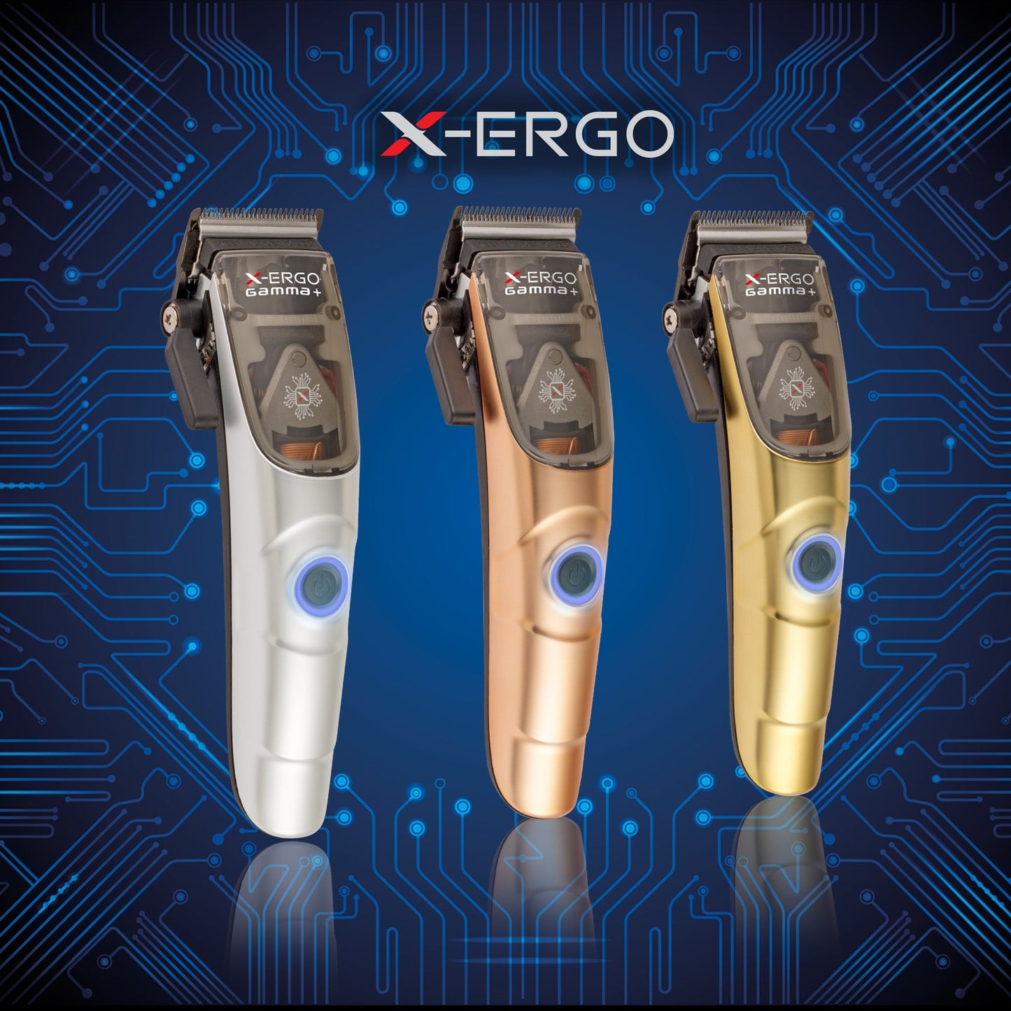 Gamma+ X-Ergo Professional Hair Clipper – X Ergo HCGPXERGOMS trade dress 2000X2000