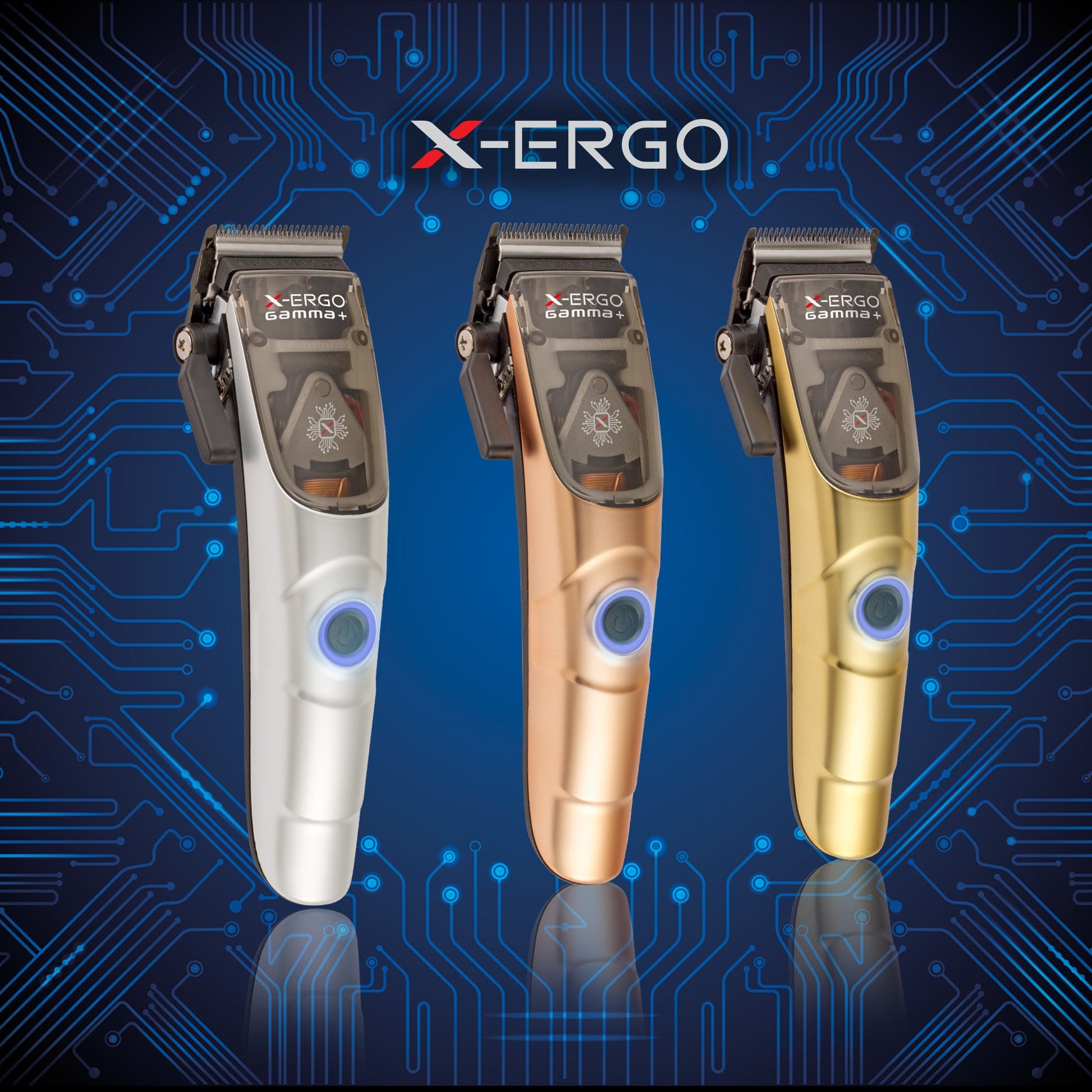 Gamma+ X-Ergo Professional Hair Clipper – X Ergo HCGPXERGOMS trade dress 2000X2000