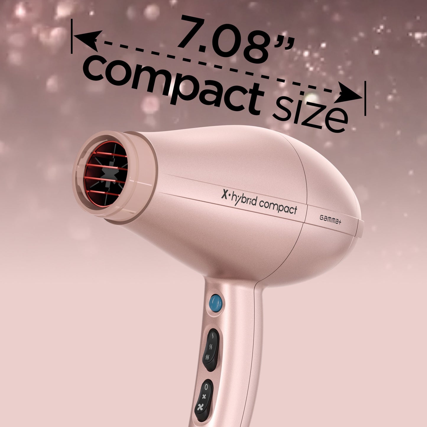 Gamma+ X-Hybrid Compact Professional Hair Dryer – Professional