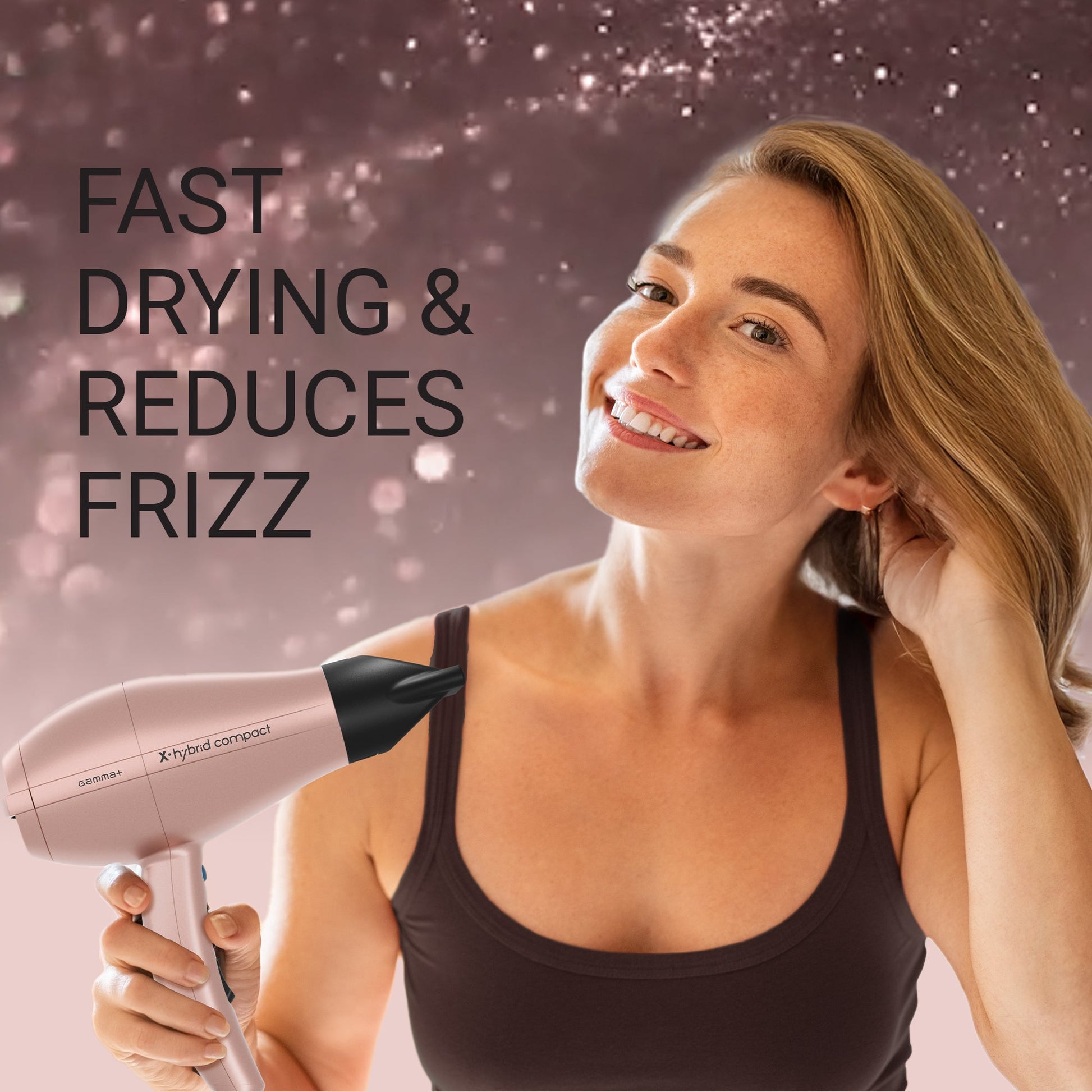 Gamma+ X-Hybrid Compact Professional Hair Dryer – Professional