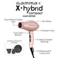 Gamma+ X-Hybrid Compact Professional Hair Dryer – Professional