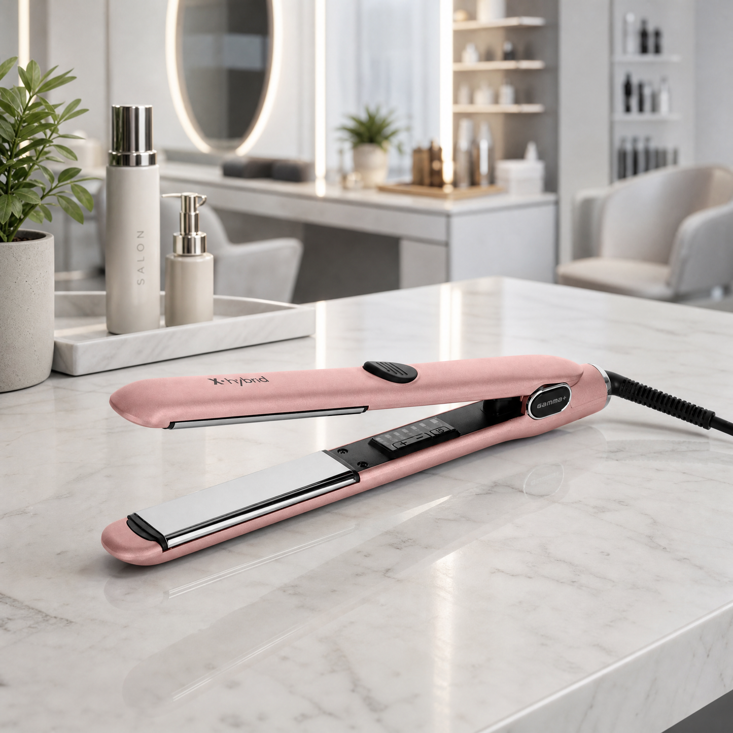 Gamma+ X-Hybrid Professional Flat Iron 1" – Professional