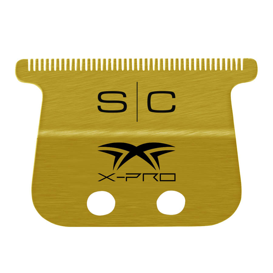 StyleCraft Gold Titanium X-Pro Wide Trimmer Blade & Black DLC "The One" Cutter – Professional