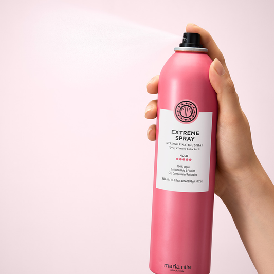 Maria Nila Extreme Hold Spray with Vanilla Scent for Maximum Control