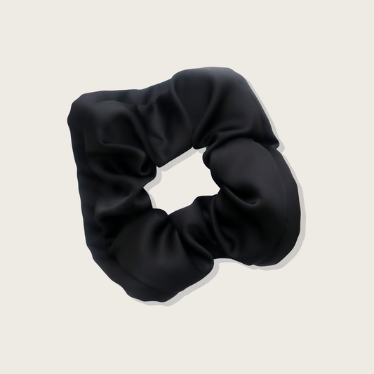 Scrunchie rosette Noir