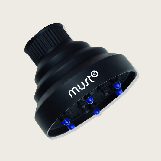 Diffuseur rétractable en silicone noir