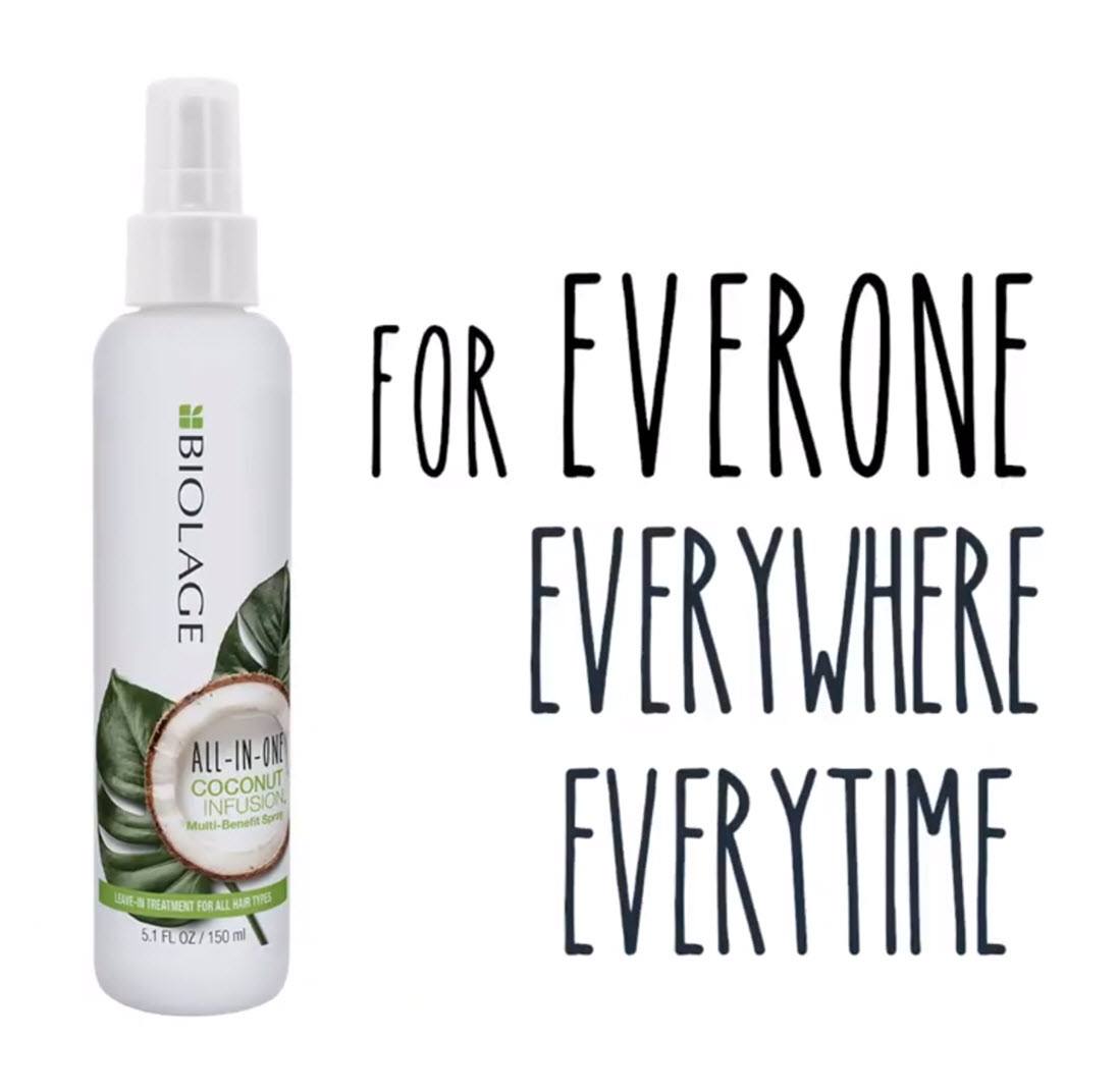 Biolage - Spray multibeneficio de infusión de coco todo en uno |5.1 oz|