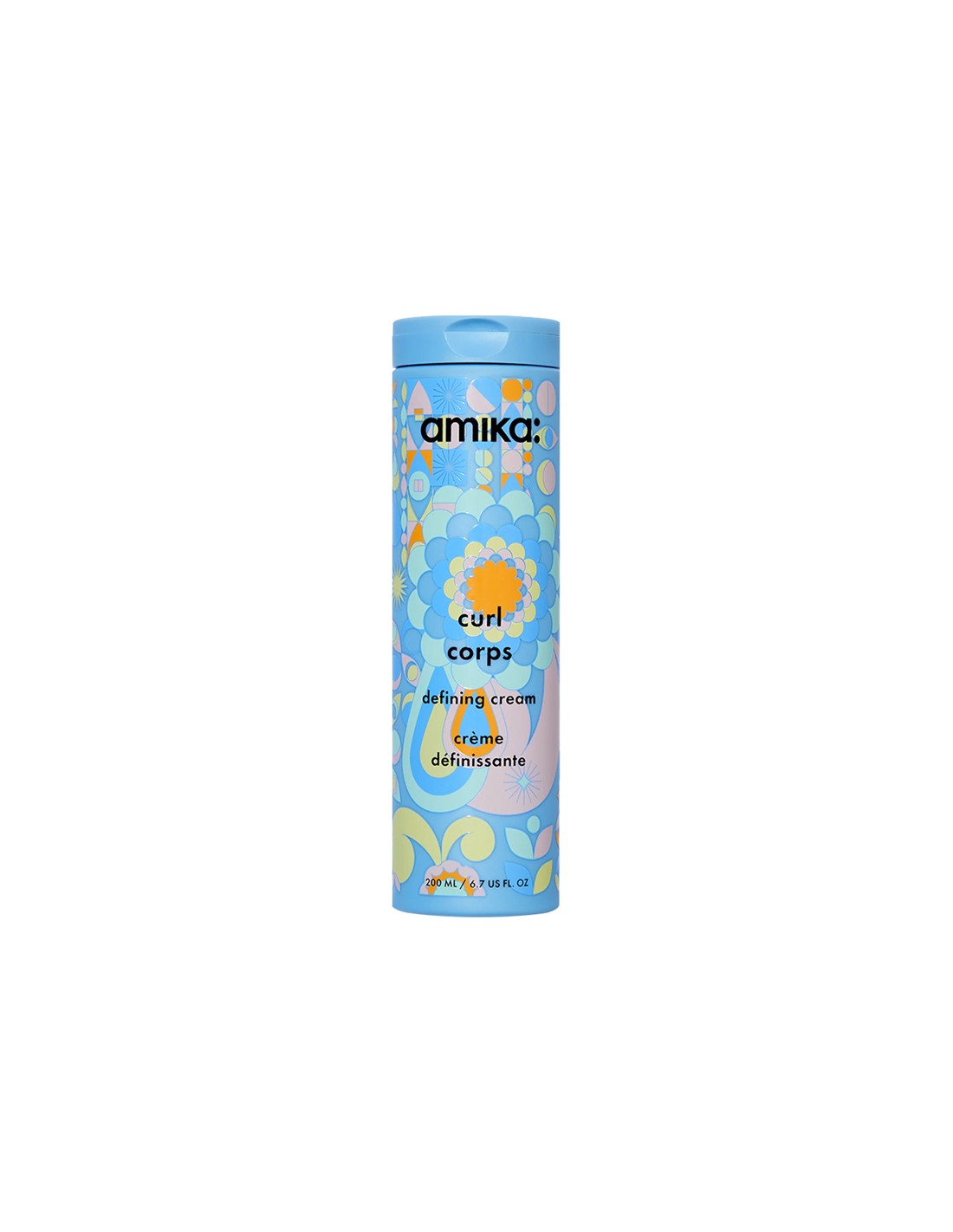 Amika Curl Corps Defining Cream 6.7 oz – Soft, Frizz-Free Curl Definition Without the Crunch