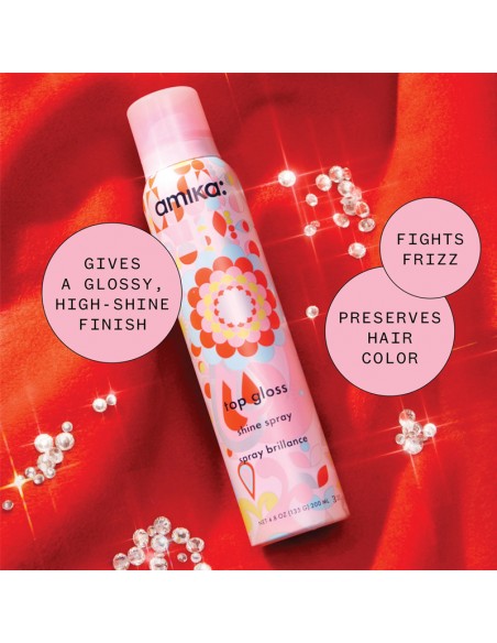 Amika - Top Gloss - Spray de brillo |4.8 oz|