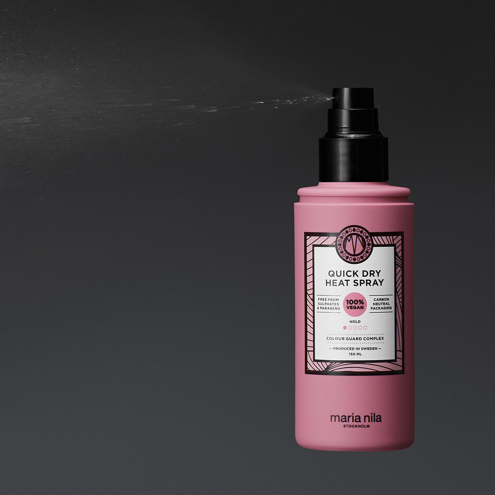 Maria Nila fast-Drying Heat Protectant Spray for Shiny Hair | Maria Nila | ProHair.ca