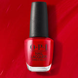 OPI Big Apple Red nail lacquer bottle — classic bright red crème