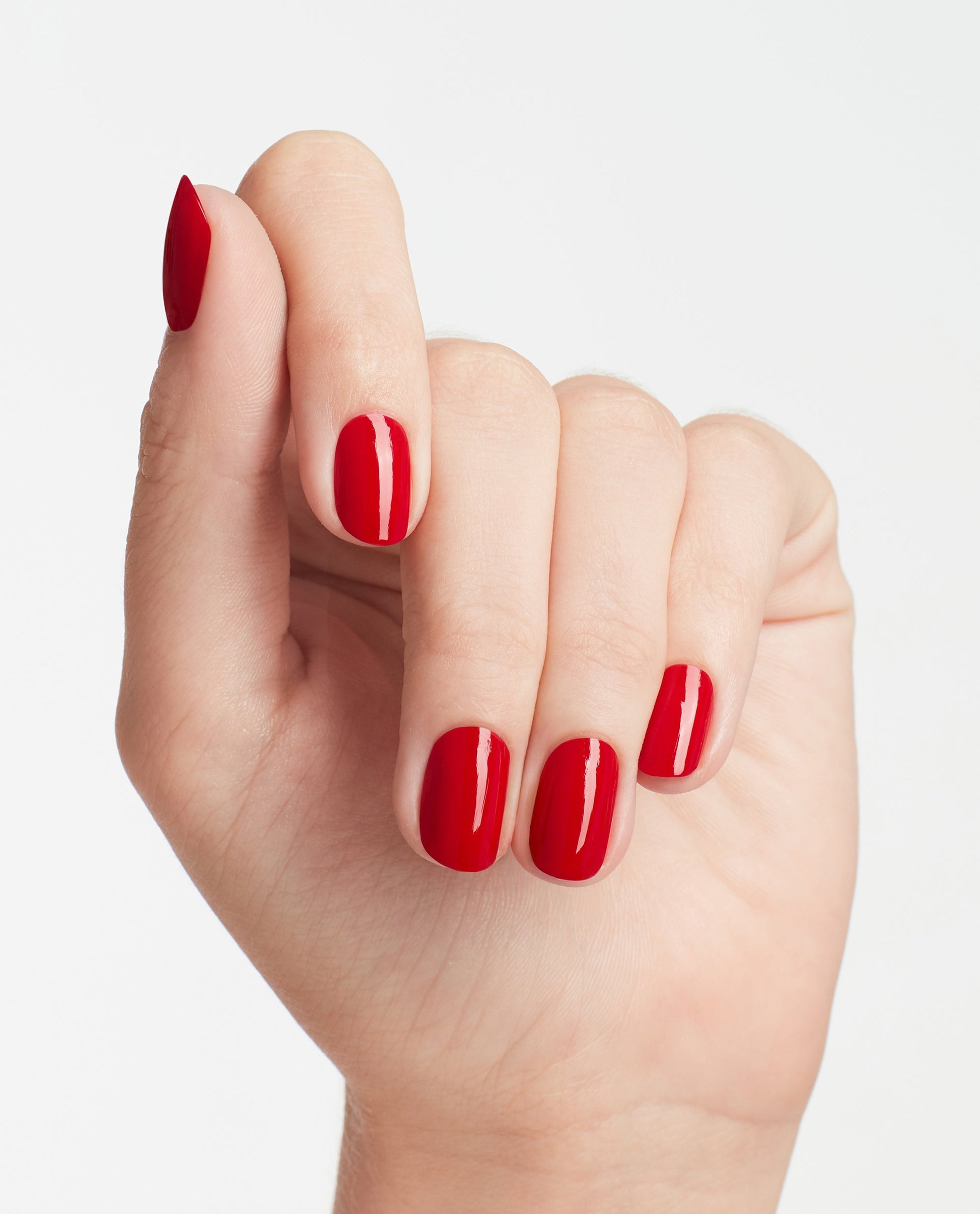 OPI Big Apple Red manicure
