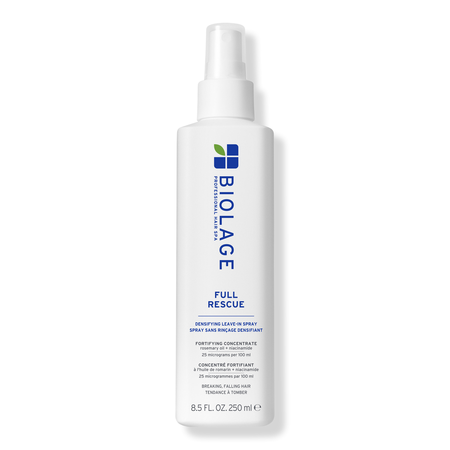 Biolage Full Rescue Densifying Leave-In Spray 250 ml — white spray bottle, front label