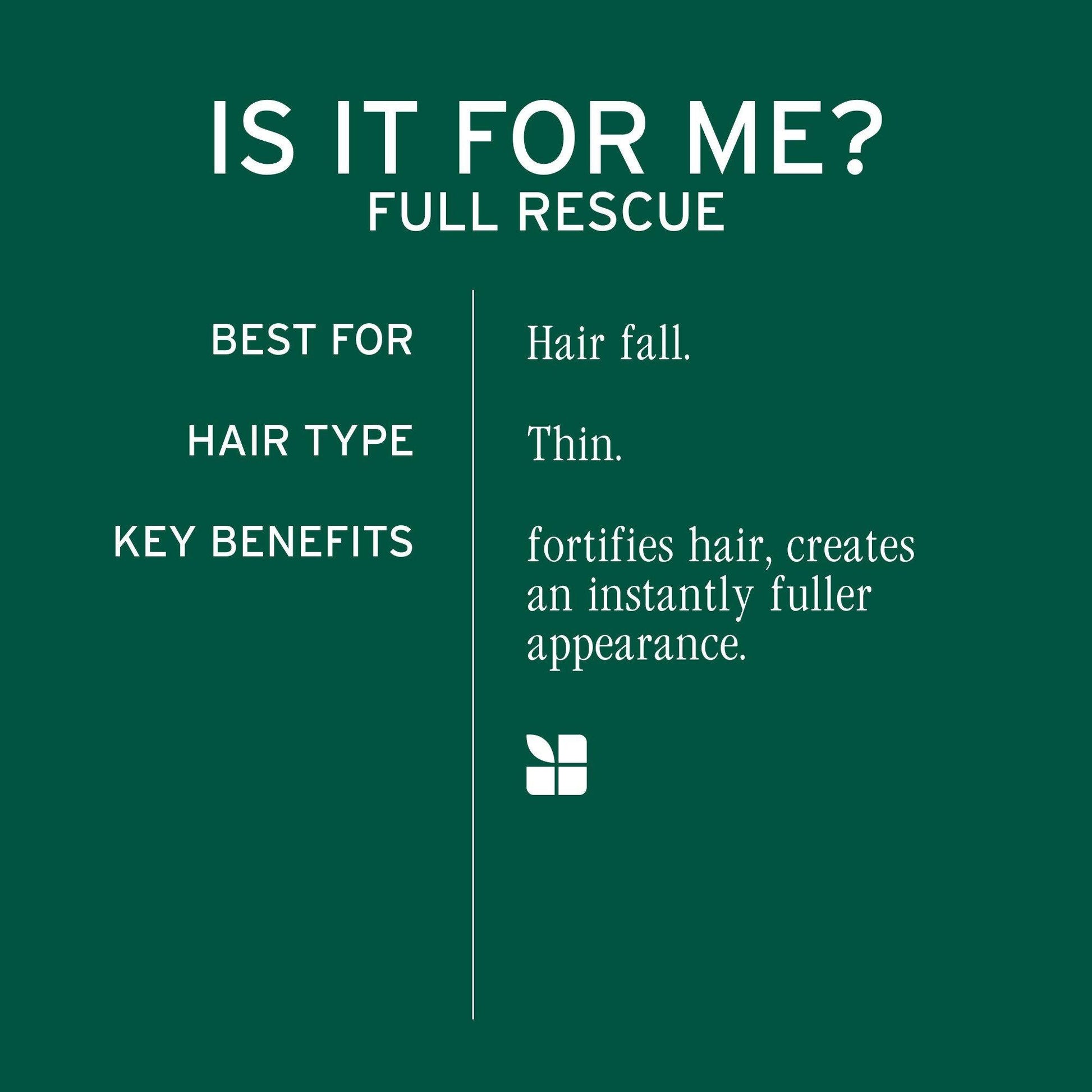 Biolage Full Rescue Densifying Leave-In Spray — is it for me — best for hair fall, thin hair