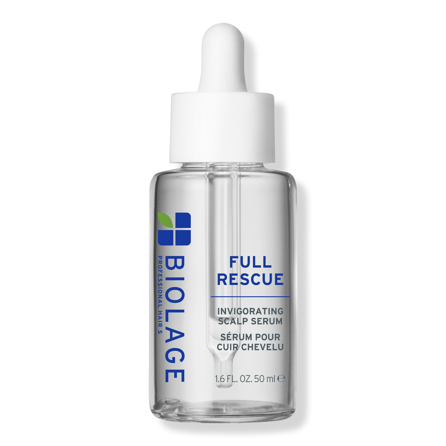 Biolage Full Rescue Invigorating Scalp Serum 50 ml — clear dropper bottle, front label