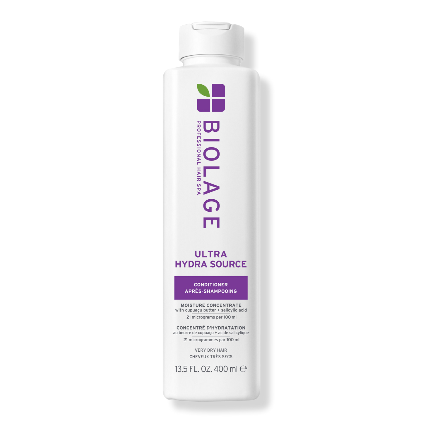 Biolage Ultra HydraSource Conditioning Balm 400 ml — white bottle, front label