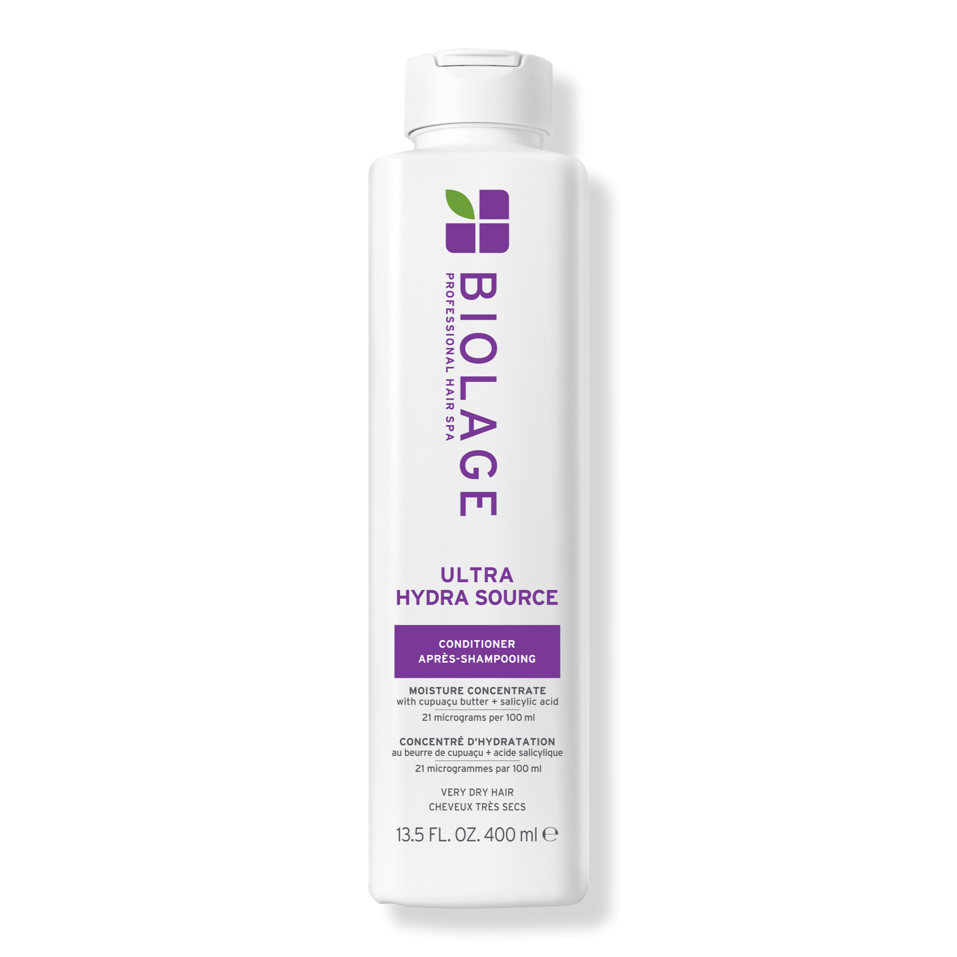 Biolage Ultra HydraSource Conditioning Balm 400 ml — white bottle, front label