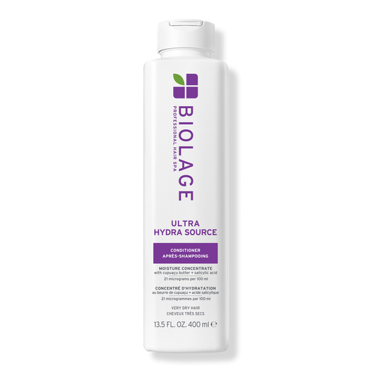 Biolage Ultra HydraSource Conditioning Balm 400 ml — white bottle, front label