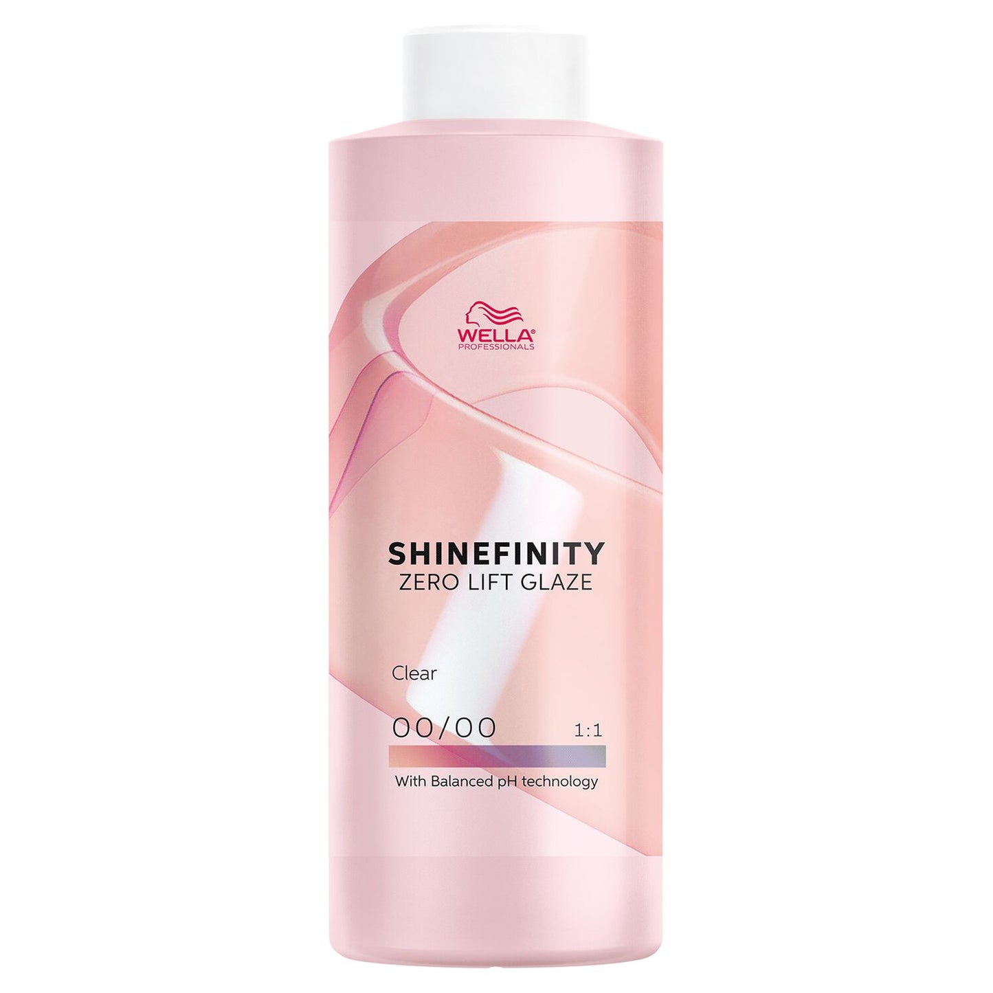 Wella Professionals Shinefinity Zero Lift Glaze 00/00 Clear — 1 L XL bottle, front of pack