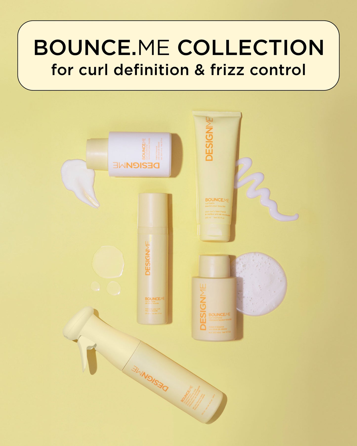 Design.Me Bounce.Me Curl Enhancer Mist – 94% Natural Curl Revival Between Washes