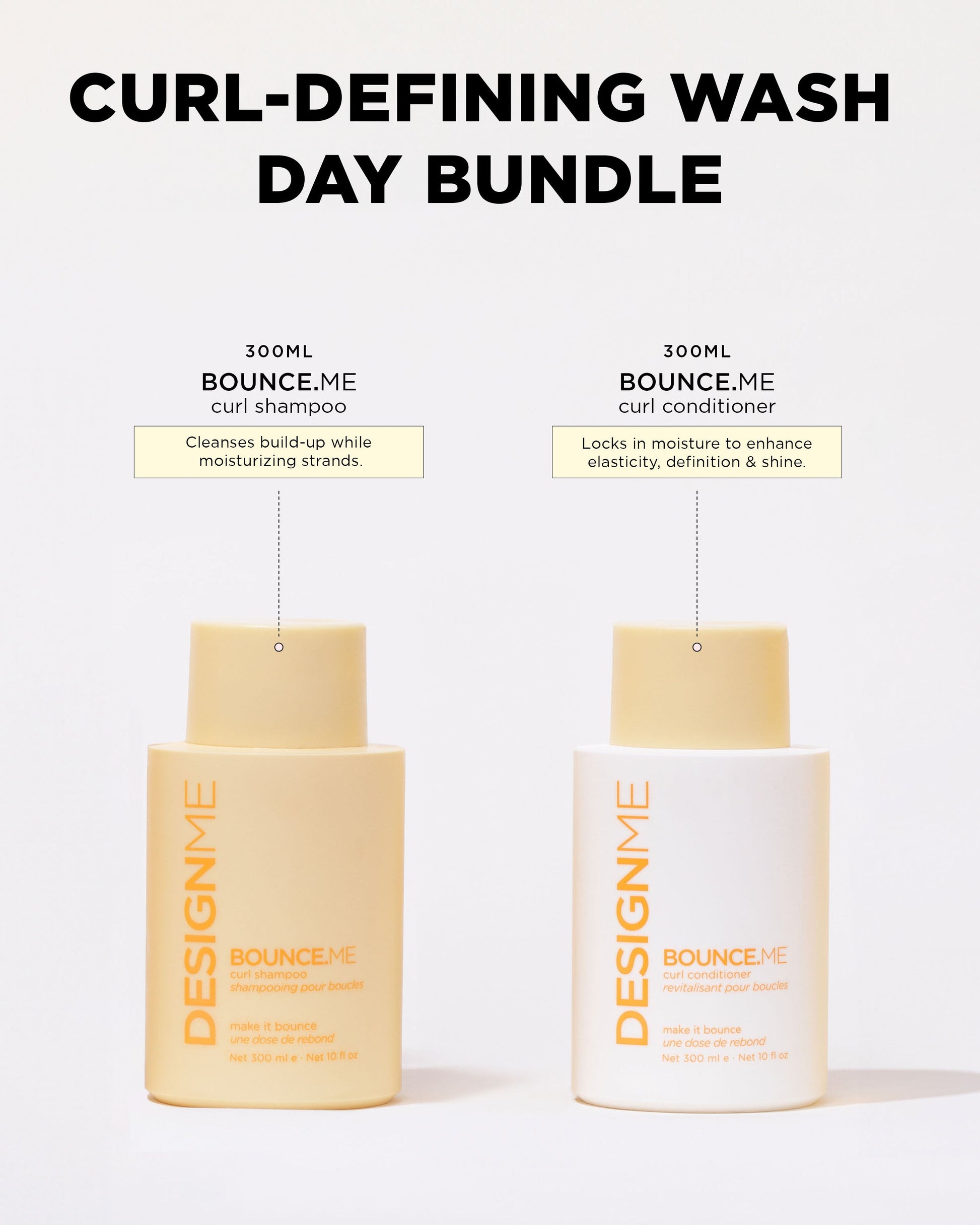 Design.Me Bounce.Me Shampoo & Conditioner Duo | 2 × 300ml