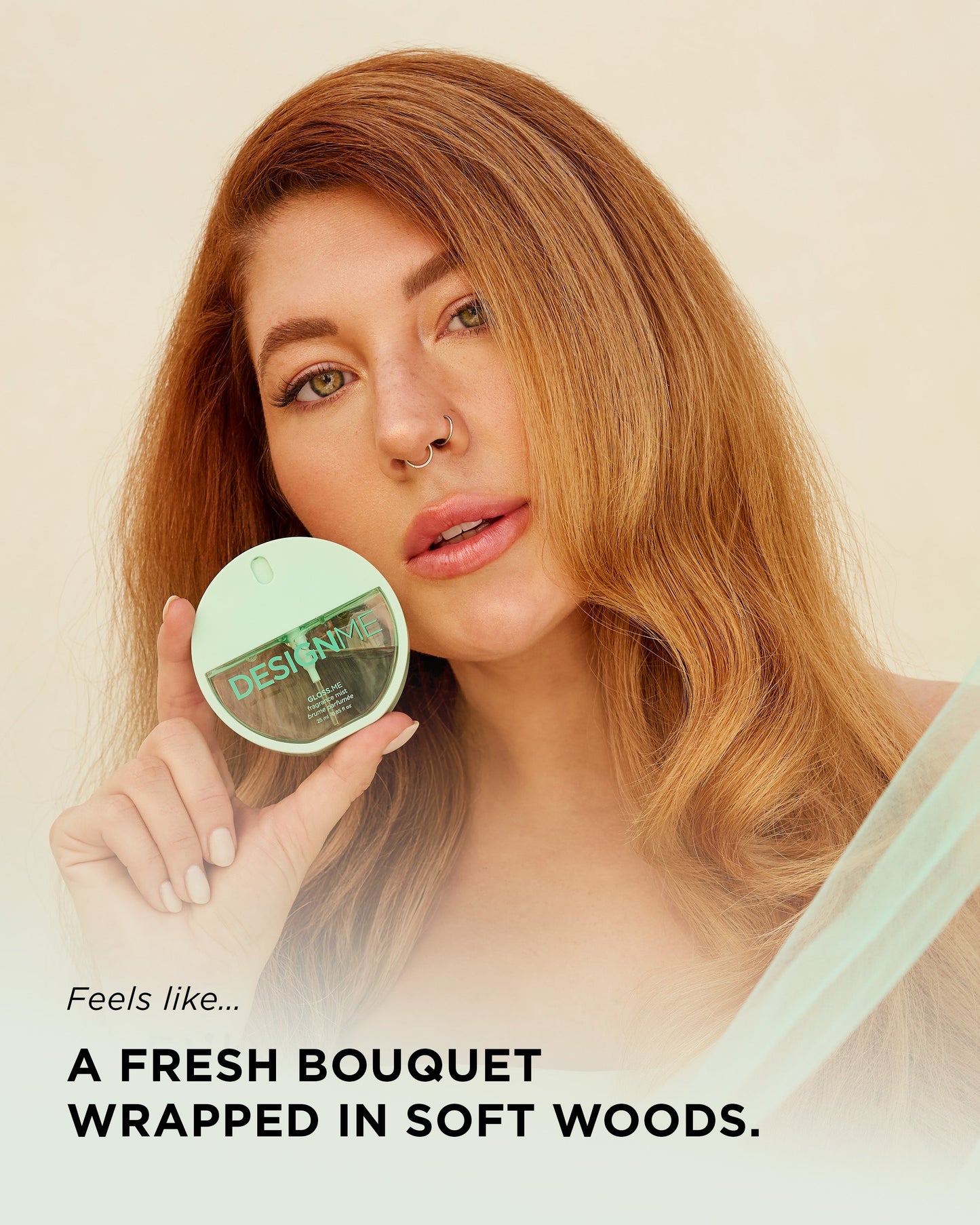 Design.Me Gloss.Me Hair & Body Fragrance Mist – Ambrette, Magnolia & Sandalwood 25ml