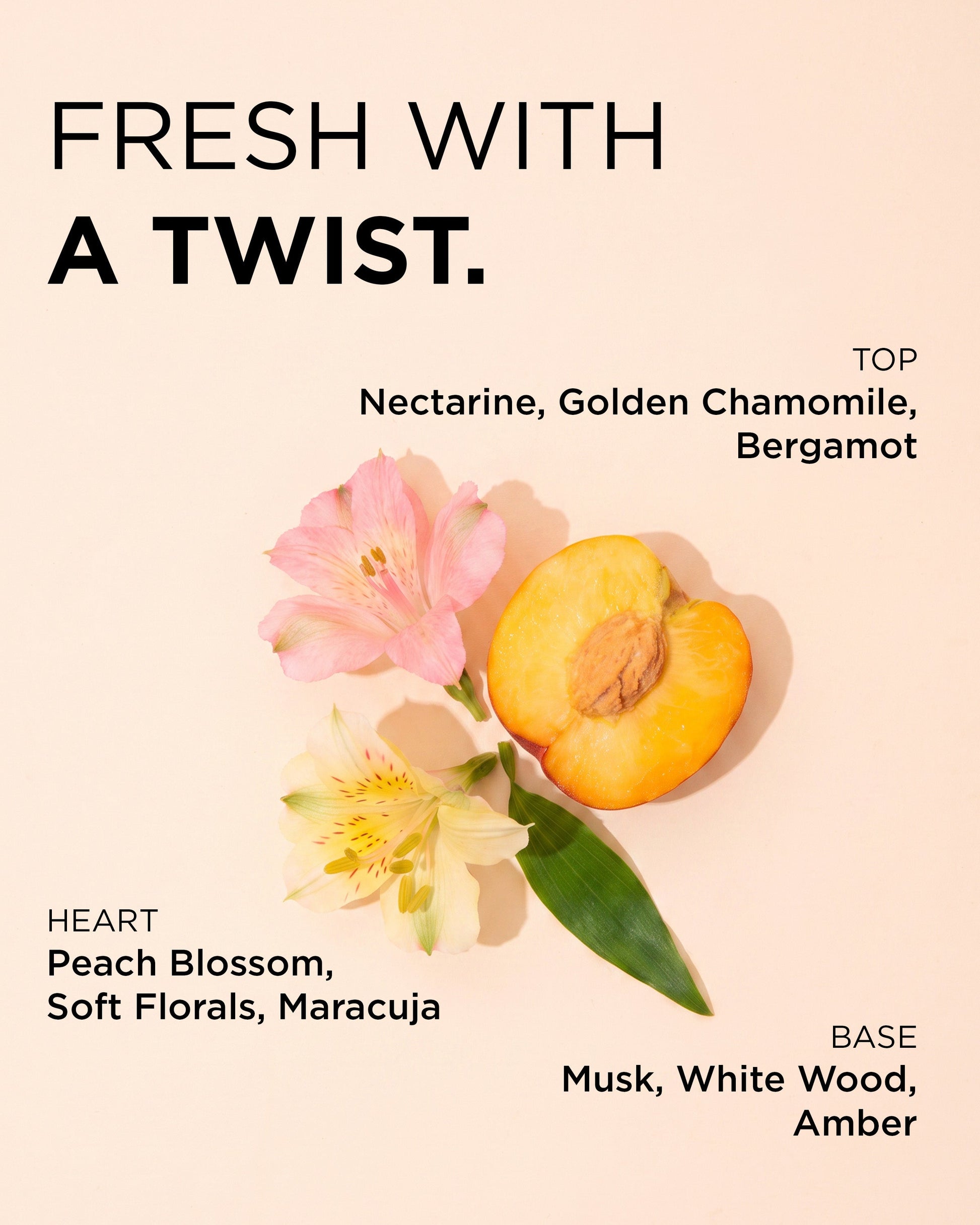 Design.Me Hold.Me Hair & Body Fragrance Mist – Nectarine, Peach Blossom & Amber 25ml