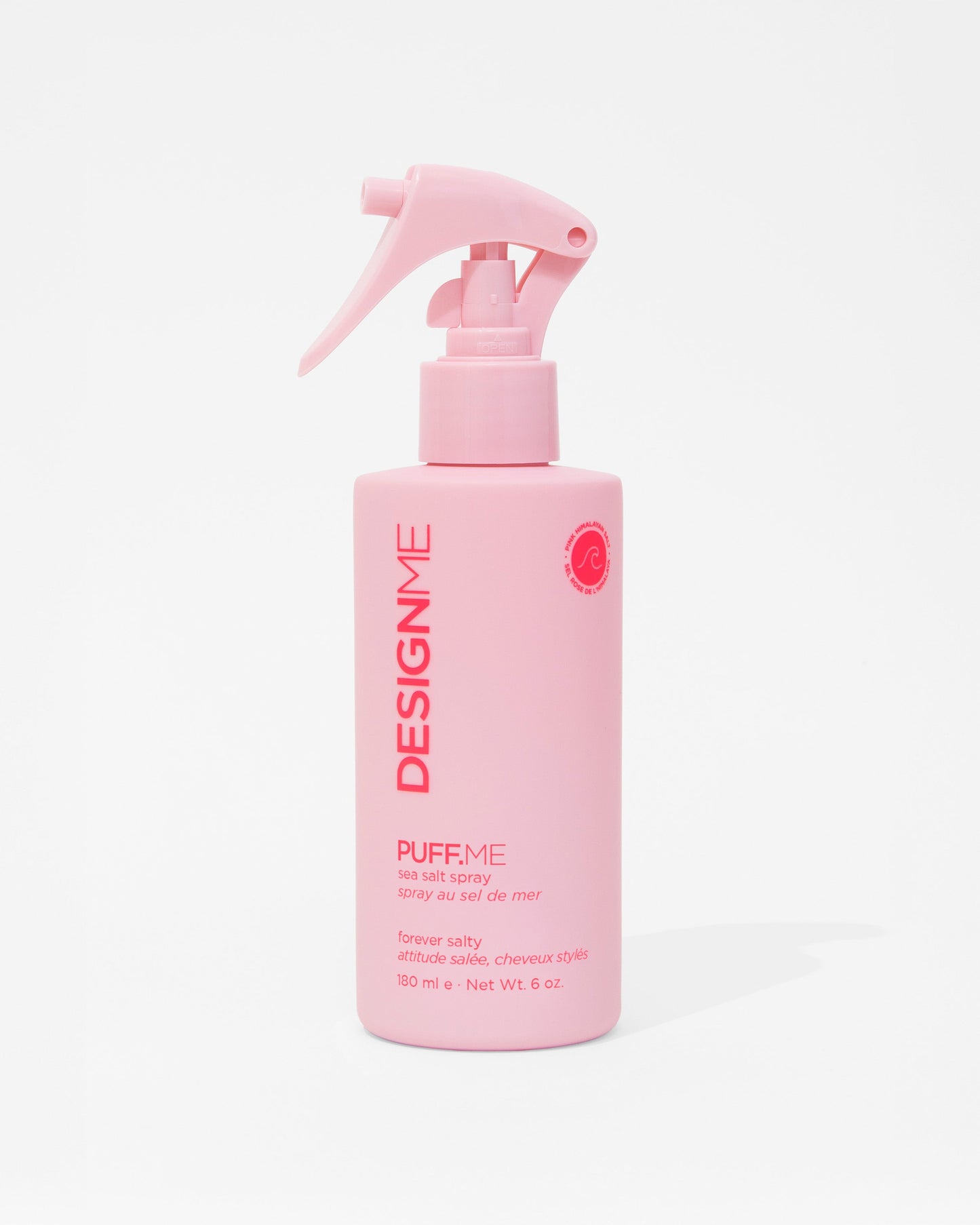 Design.Me Puff.Me Sea Salt Spray – Pink Himalayan Salt Beach Waves, Never Drying