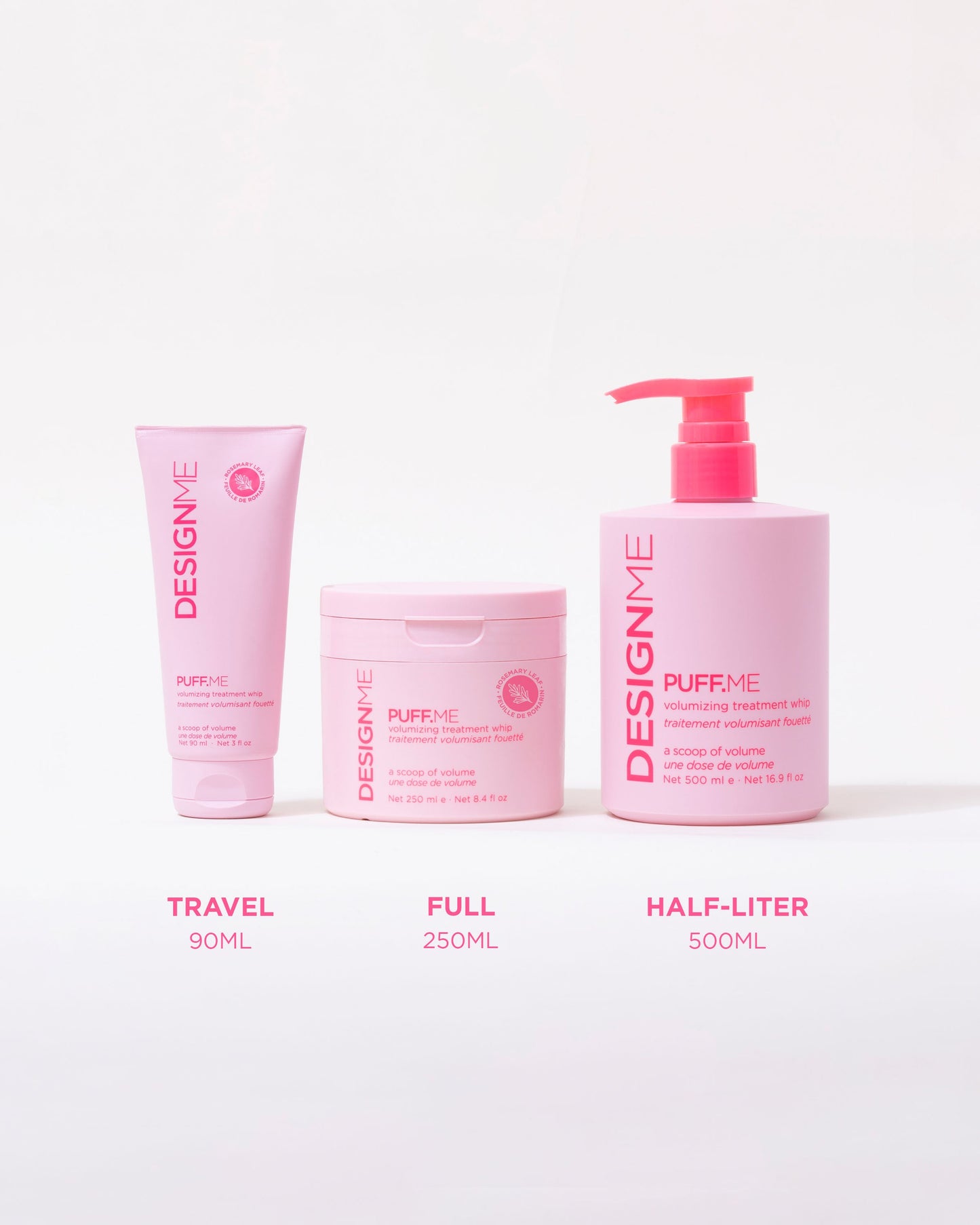 Design.Me Puff.Me Volumizing Treatment Whip – Rosemary & Bamboo for Fuller Hair